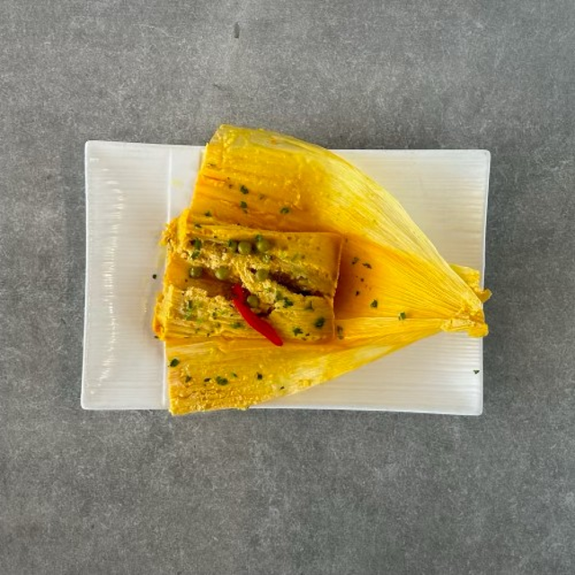 Corn Tamales with Pork.